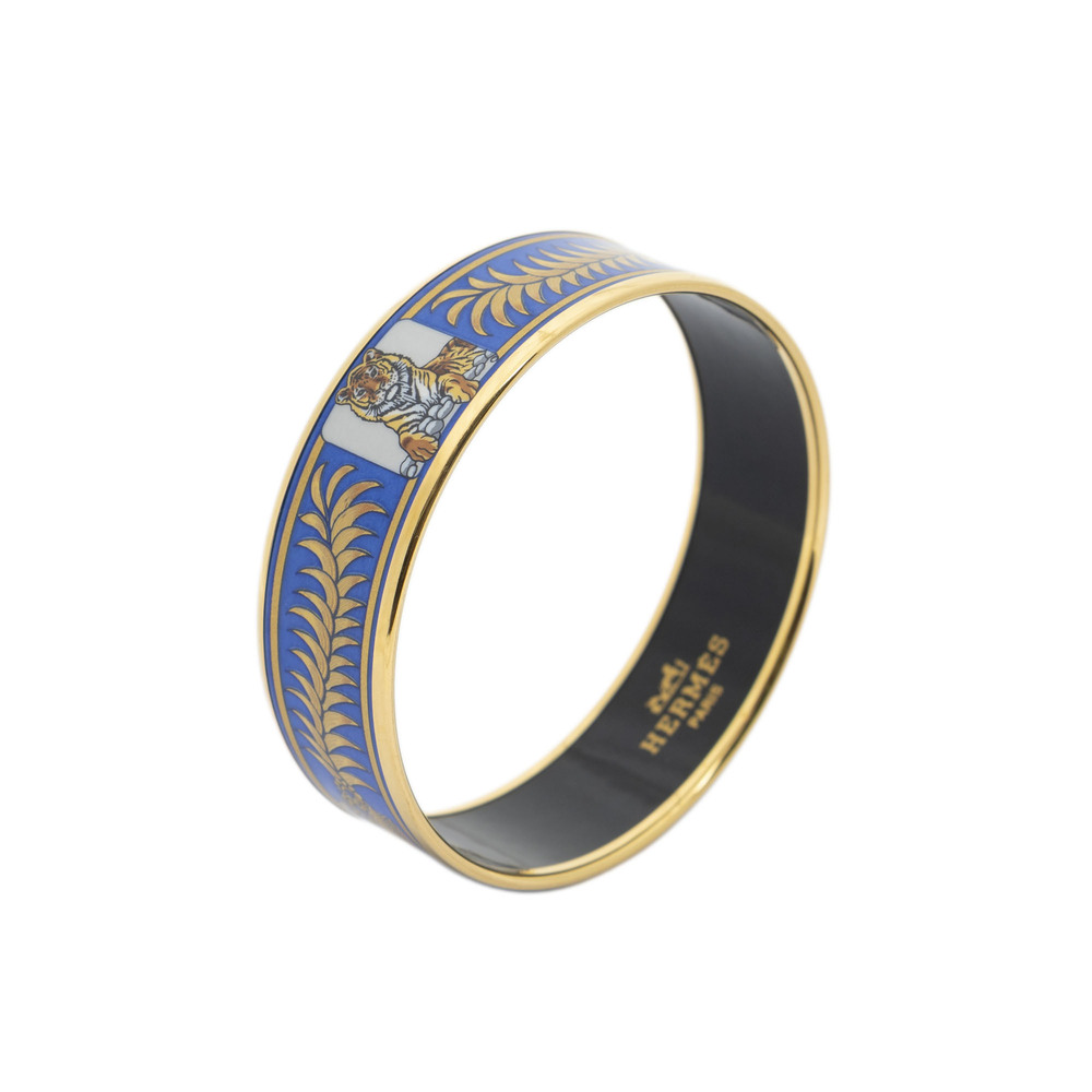 Hermes Enamel Bangle MM